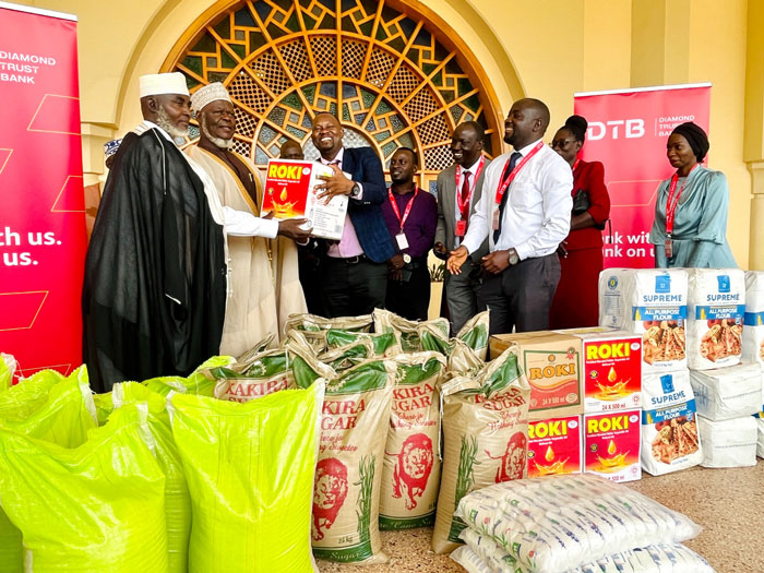  DTB executives donate food items to Muslims in Kampala