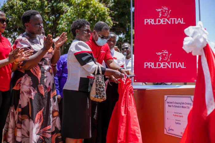  Prudential Partners with an NGO to provide safe drinking water to Mbale district schools