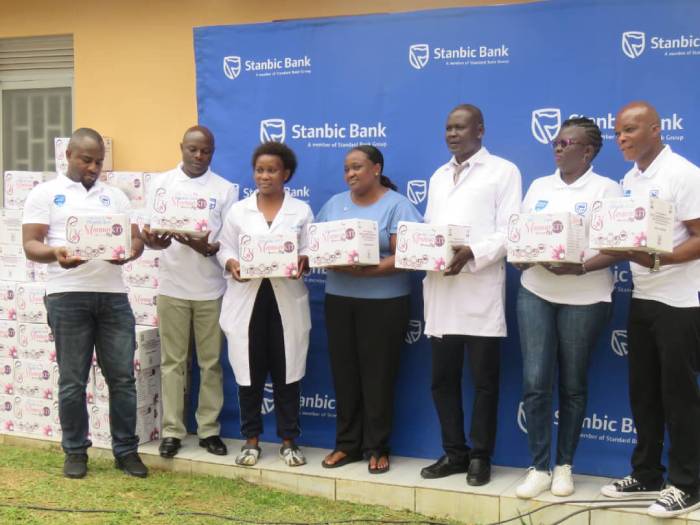  Stanbic donates maternal health gear to Luzira Prisons Health Center